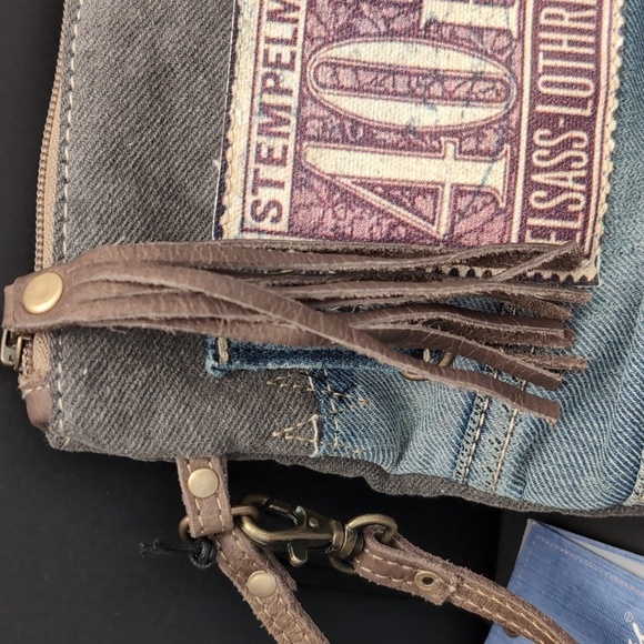 Myra Bag Denim Collection Small Zippered Wristlet,NWT. - Picture 5 of 12